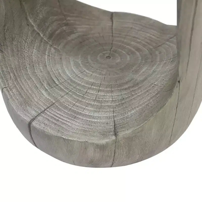 MAYEERTY 1 Pack Modern Hollow MGO End Table, Artistic Side Table for Living Room, Bedroom, Outdoor Patio