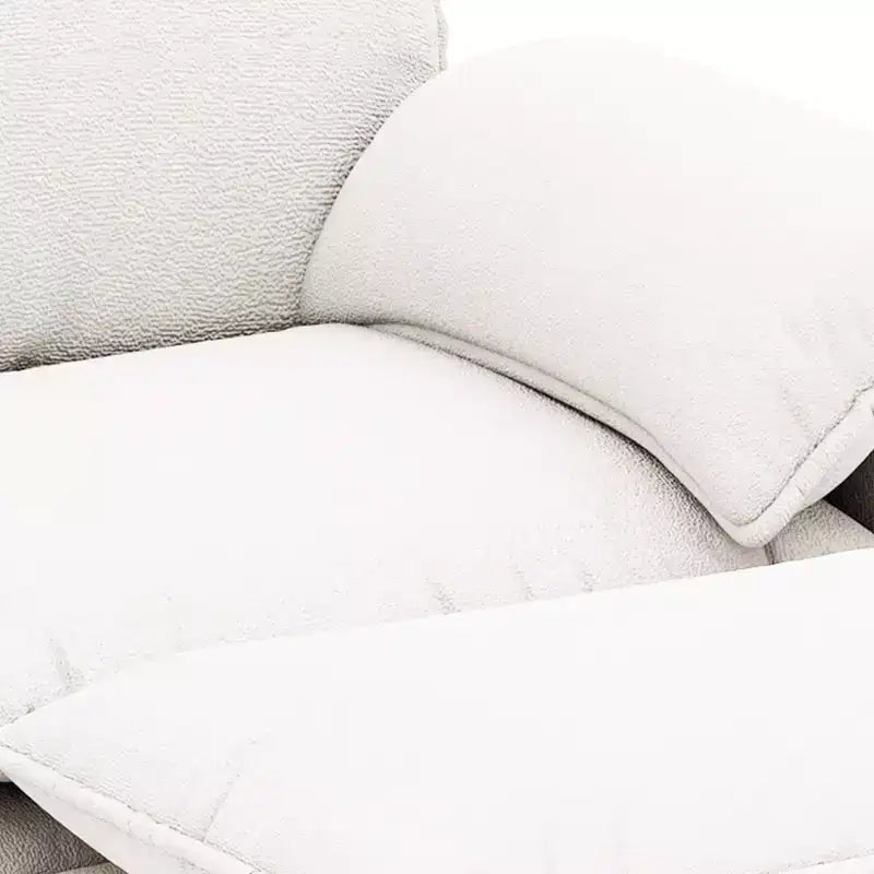 Sectional Sofa Couches L-Shape Upholstered Cloud Couch Sofa Couch Set With Ottomans 2 Seats Comfy Couch No Assembly