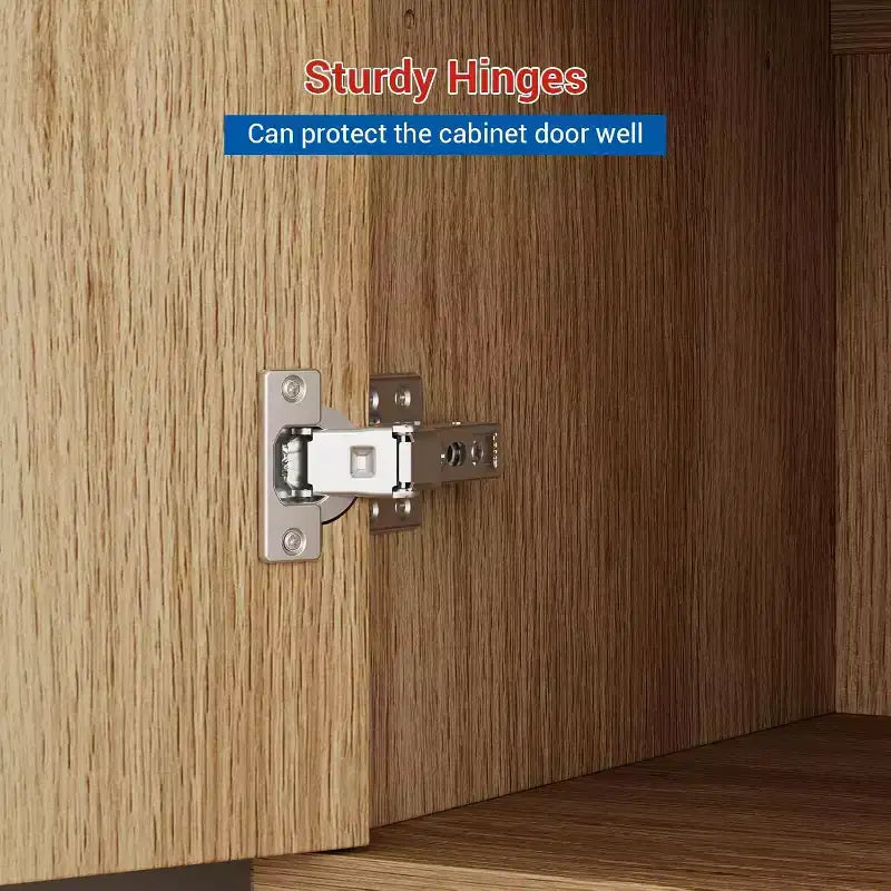 Sideboard Buffet Cabinet, Wooden Storage Cabinet with Natural Rattan Doors, Double-layer Sideboard with Solid Metal Feet, for Hallway, Living Room