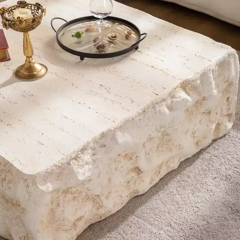 GDFStudio Kashton Modern 35 Lightweight Concrete Square Coffee Table