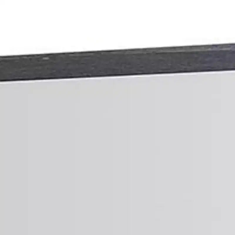 Royal Hampton Dresser Mirror, Classic Weathered Black Solid Rubberwood 42 Inch