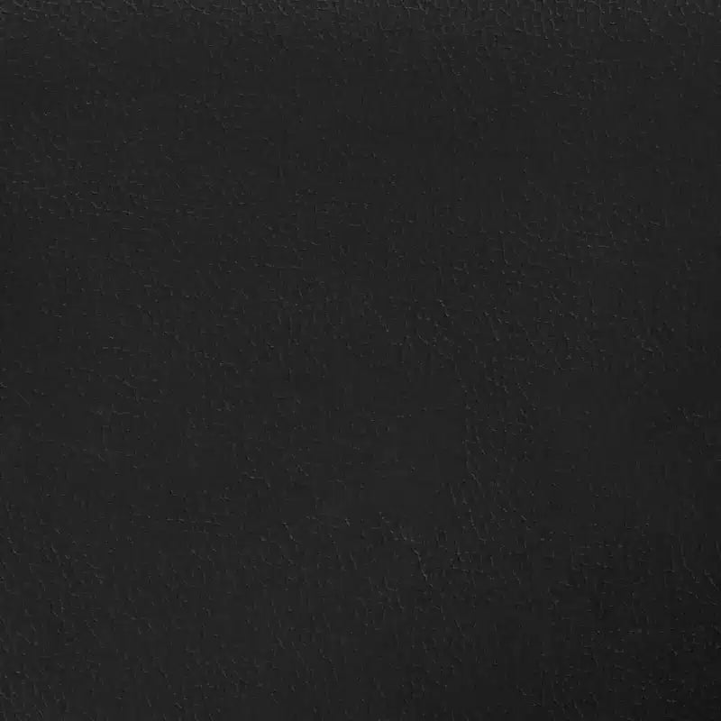 Bed Frame Black Faux leather, plywood, engineered wood Full