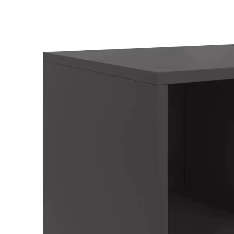 vidaXL Sideboard Black Cold-rolled steel Medium Cabinet Rectangular