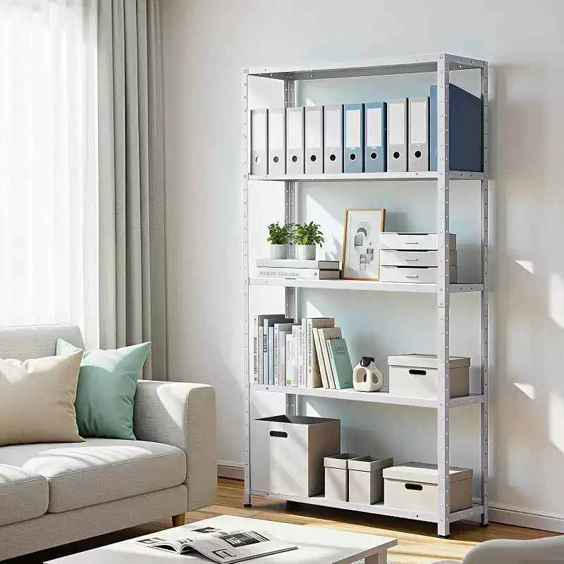 COZONY Adjustable Storage Shelves, Metal Shelf Organizer Unit for Garage Bedroom Living Room Office Closet
