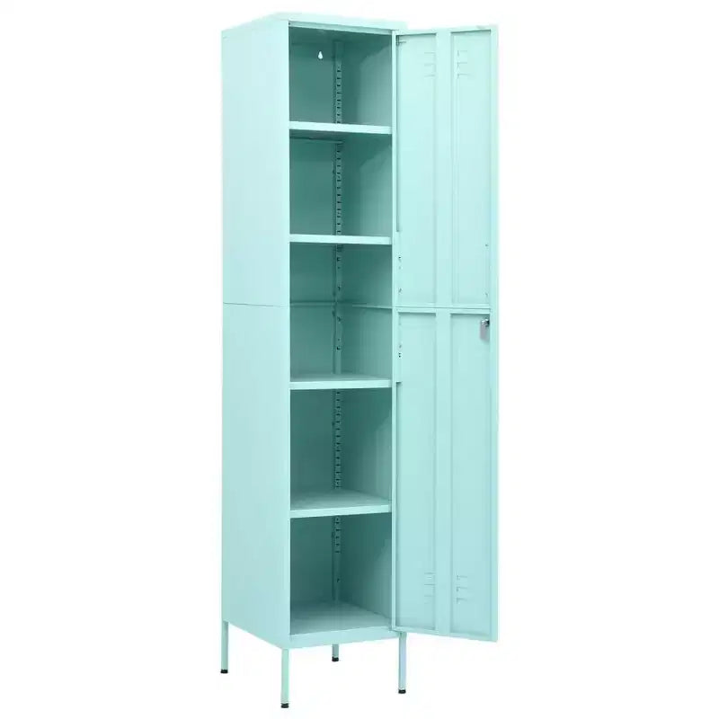 vidaXL Metal Storage Cabinet Storage Locker Organizer for School Office Steel - Olive Green