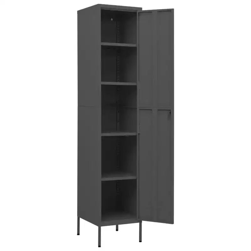vidaXL Metal Storage Cabinet Storage Locker Organizer for School Office Steel - Olive Green