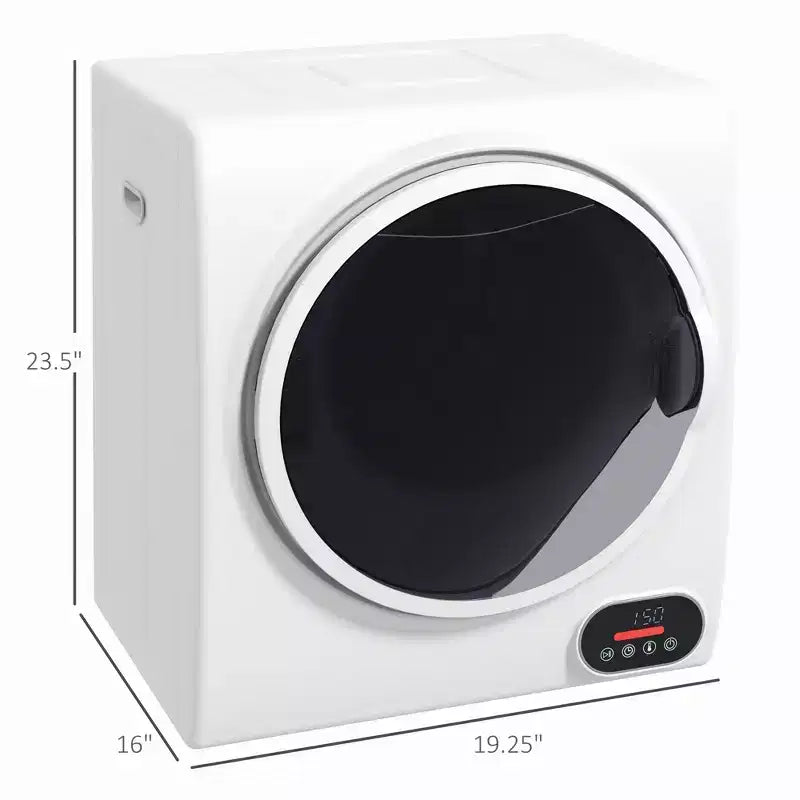 1.5 cu.ft Portable Compact Clothes Laundry Dryer with Intelligent Drying for Apartments Dorms RVs, 850W