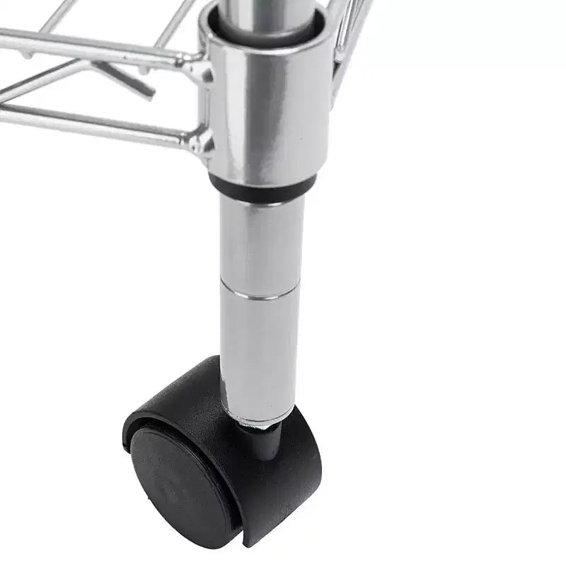 Karl Home 3 Layer Adjustable Kitchen Bakers Rack Microwave Oven Stand Storage Cart, Silver Powder