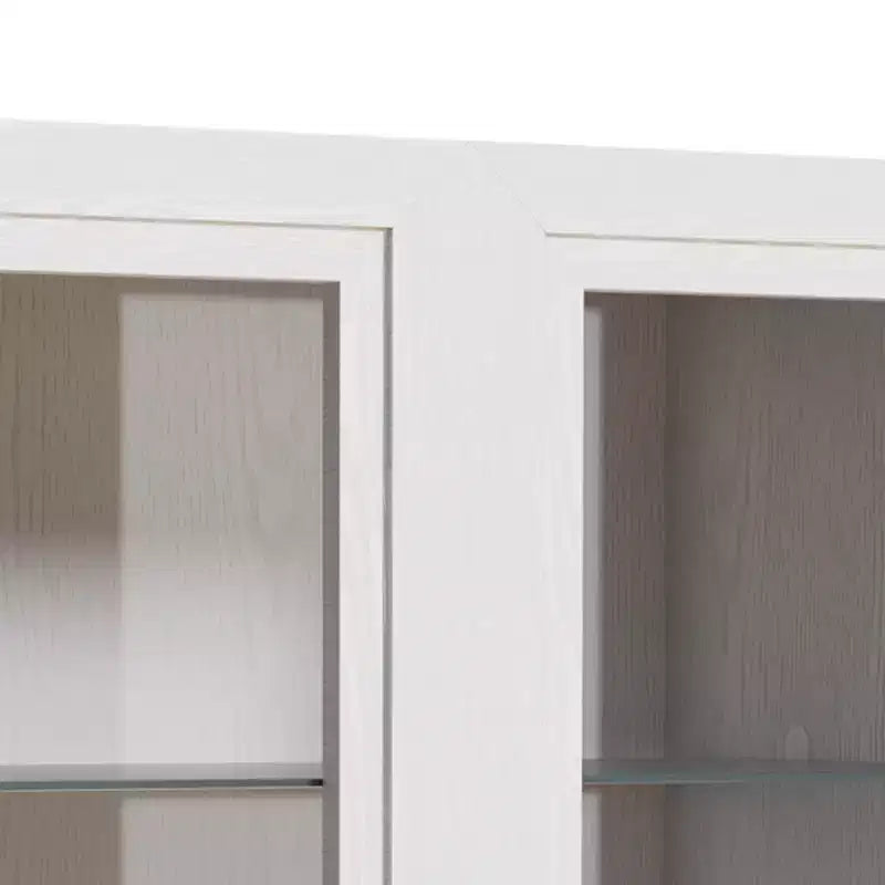 Dovelina Adjustable Hinges Cable Management! Black Sideboard Solves Storage Pain Points