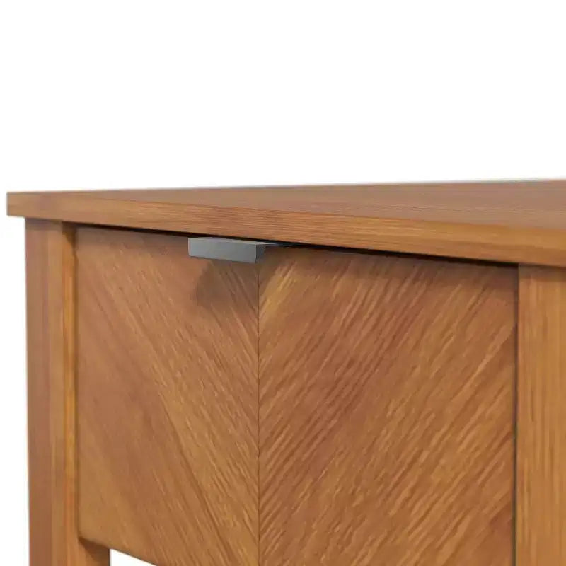 Galano 2-Piece Nightstand Set with Drawer and Open Shelf Storage 16.5 H  15.4 W  23.2 D