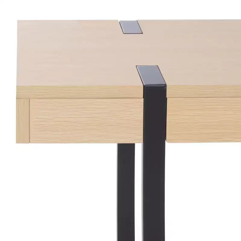 Klausner Console Table - CNS9302A - Sand/Black - Safavieh