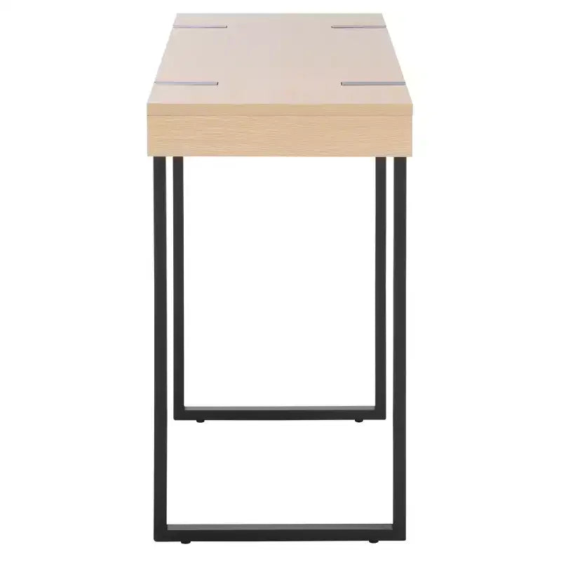 Klausner Console Table - CNS9302A - Sand/Black - Safavieh