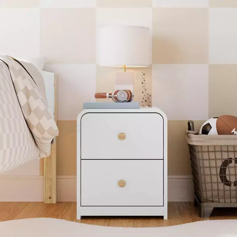Storkcraft Santos 2 Drawer Nightstand