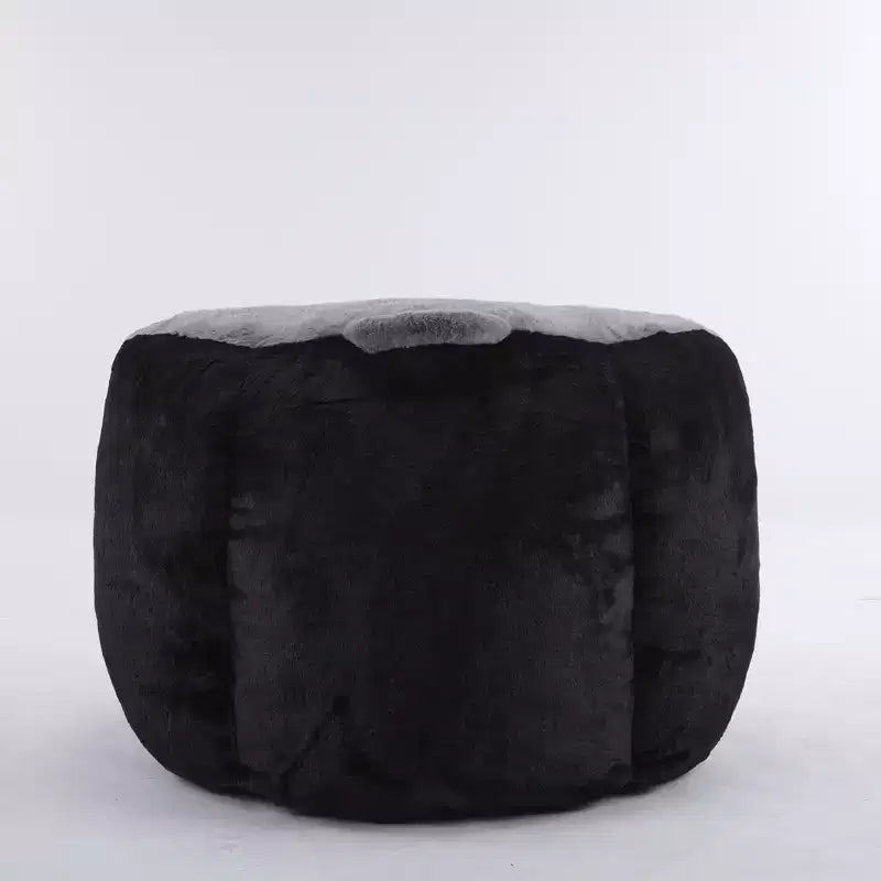 Whisen Oversized Bean Bag Chairs, Multicolor Faux Fur Couch, Large Lounger Sofa Filled with Shredded Sponge, No Assembly Required
