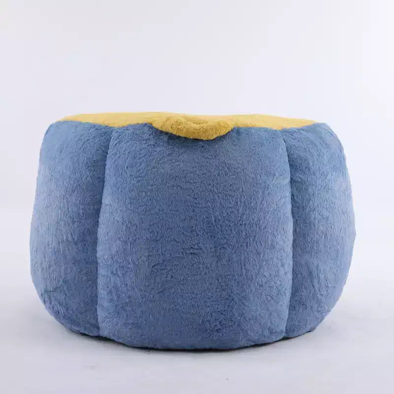 Whisen Oversized Bean Bag Chairs, Multicolor Faux Fur Couch, Large Lounger Sofa Filled with Shredded Sponge, No Assembly Required