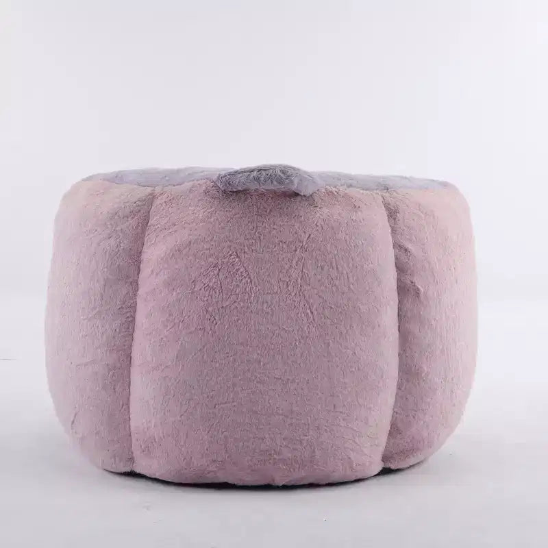 Whisen Oversized Bean Bag Chairs, Multicolor Faux Fur Couch, Large Lounger Sofa Filled with Shredded Sponge, No Assembly Required