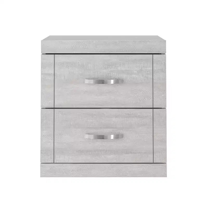 Galano Modern 2-Drawer Nightstand Set of 2 18.9 W  16.3 D  20.3 H