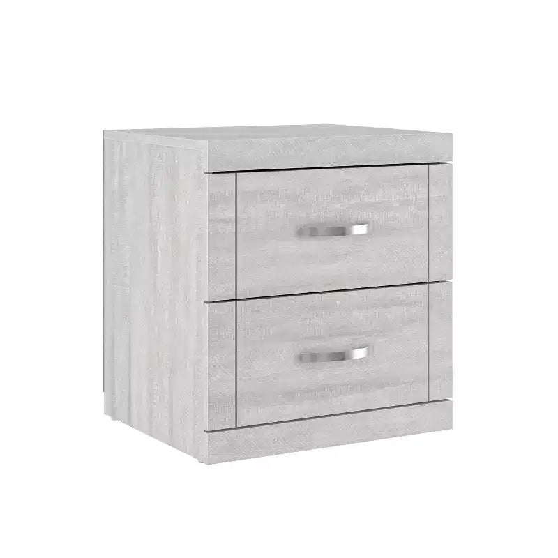 Galano Modern 2-Drawer Nightstand Set of 2 18.9 W  16.3 D  20.3 H