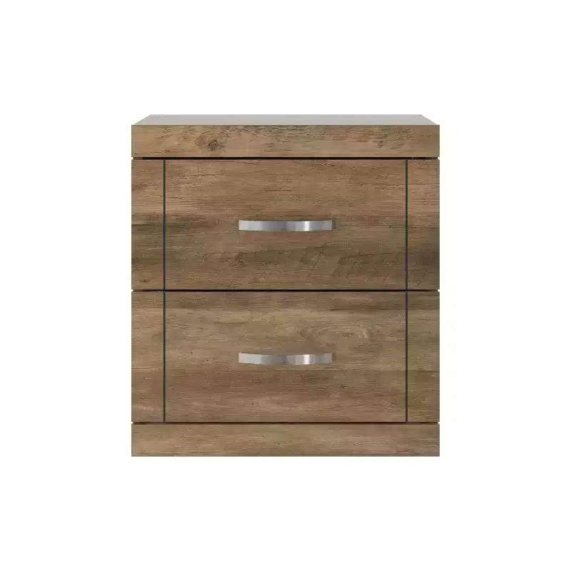 Galano Modern 2-Drawer Nightstand Set of 2 18.9 W  16.3 D  20.3 H