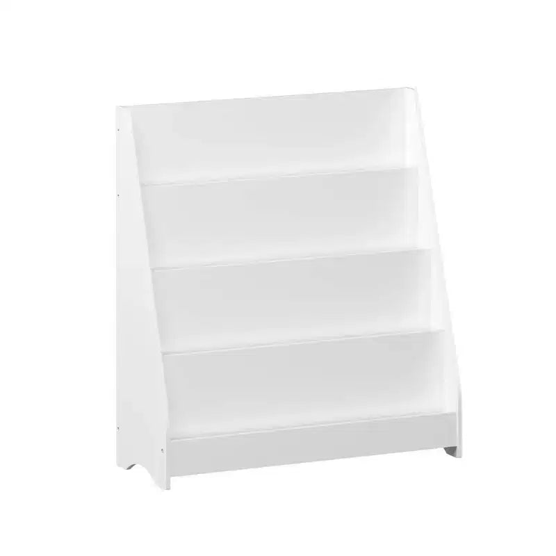 MAYEERTY 4 Tier Kid Bookshelf, Toddler Book Display Shelves, Helps Keep Bedroom Playrooms White