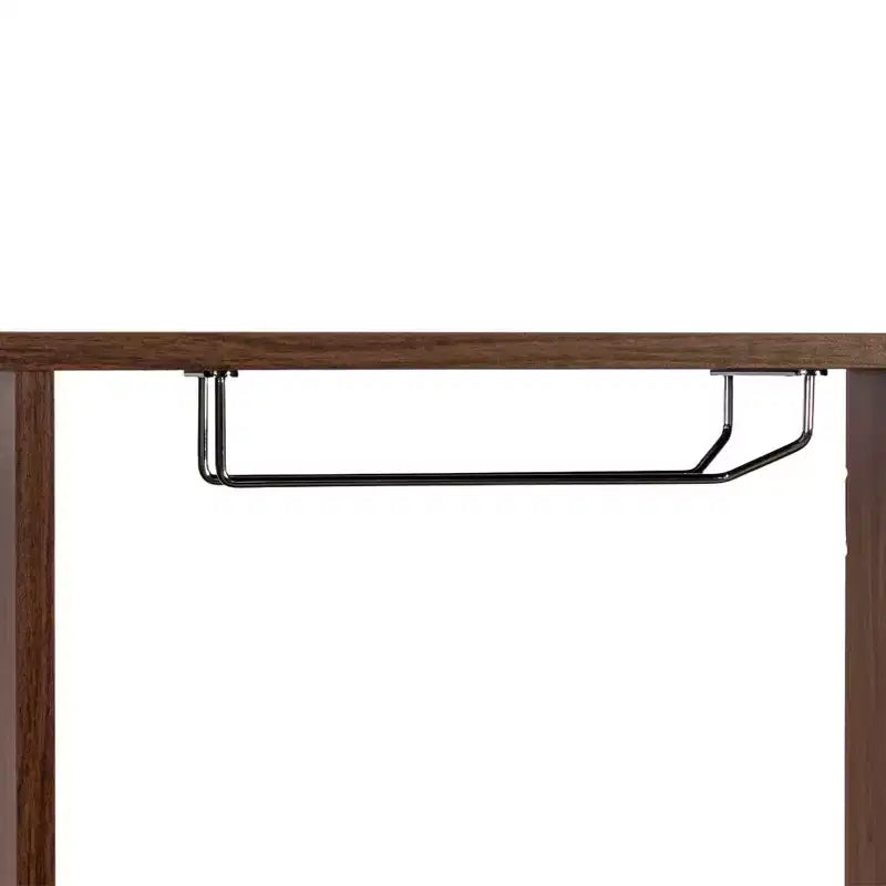 Homy Casa Large Wall-Mounted 3-Tier Wine Rack with Bottle Storage and Display Shelves
