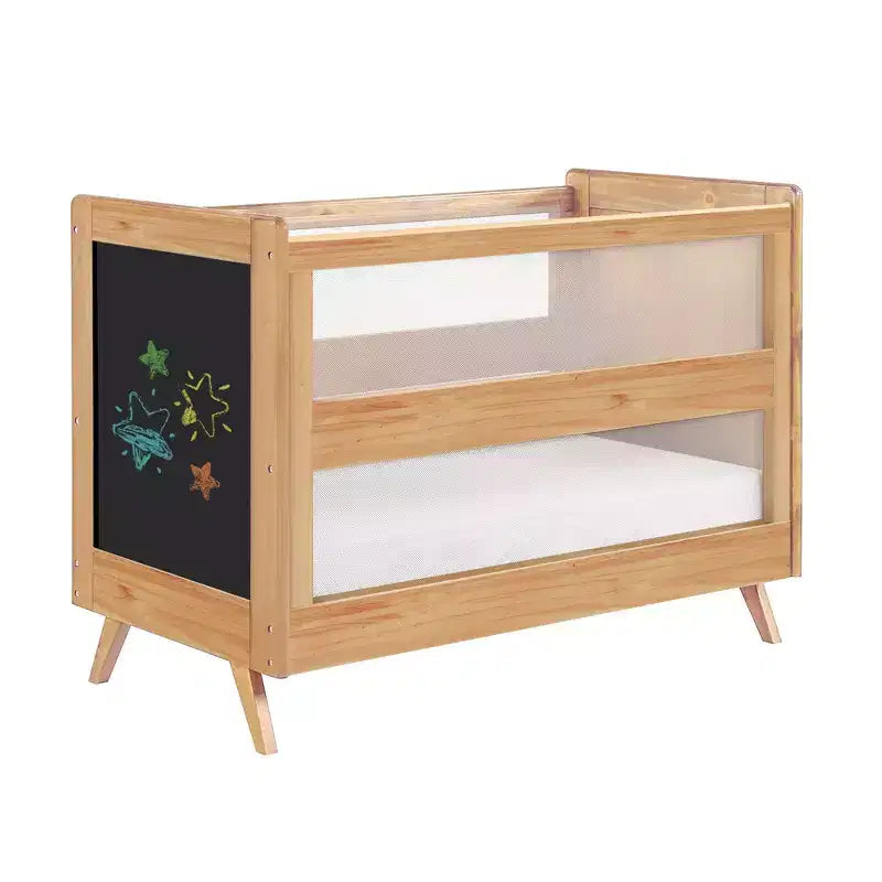 BreathableBaby Breathable Mesh 3-in-1 Convertible Crib, Greenguard Gold Certified
