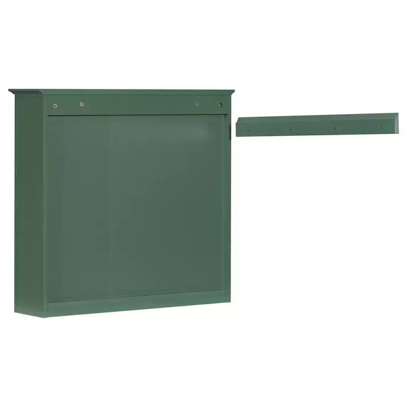 FAMYYT 30 in. W x 28 in. H Rectangular MDF Board Surface Mount Bathroom Medicine Cabinet with Mirror, Open Shelves