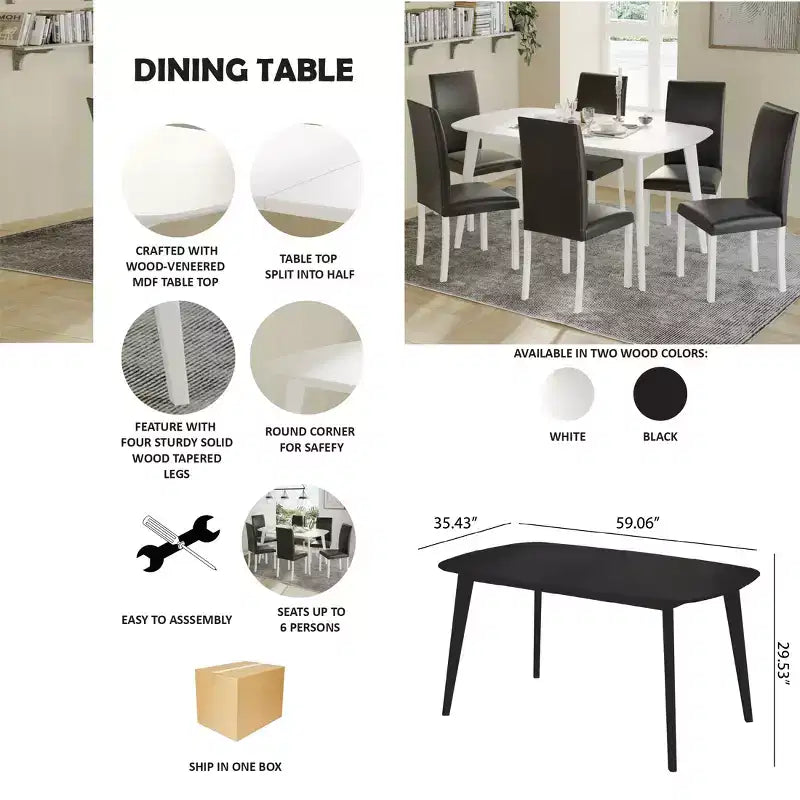 ChaletPosh 59''L Dining Table