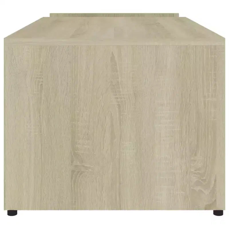 vidaXL Coffee Table White Engineered Wood Medium Storage Coffee Table