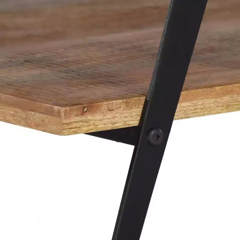 vidaXL Coffee Table End Table Sofa Table with Storage Shelf Solid Wood Mango