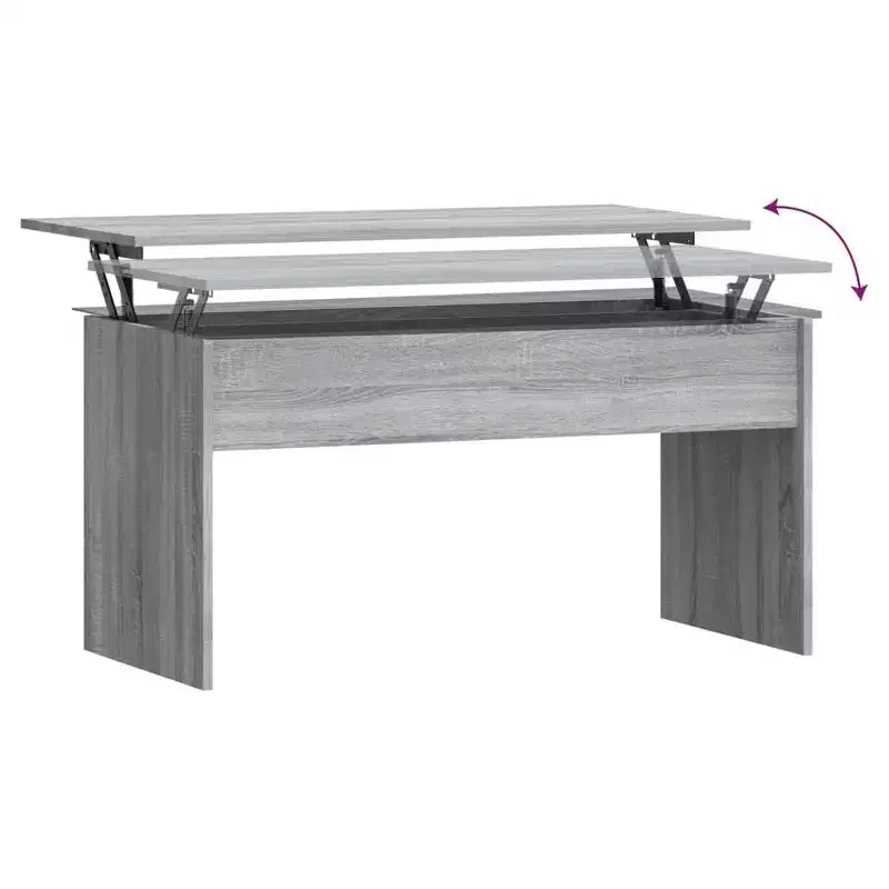 vidaXL Coffee Table White Engineered wood Medium-sized