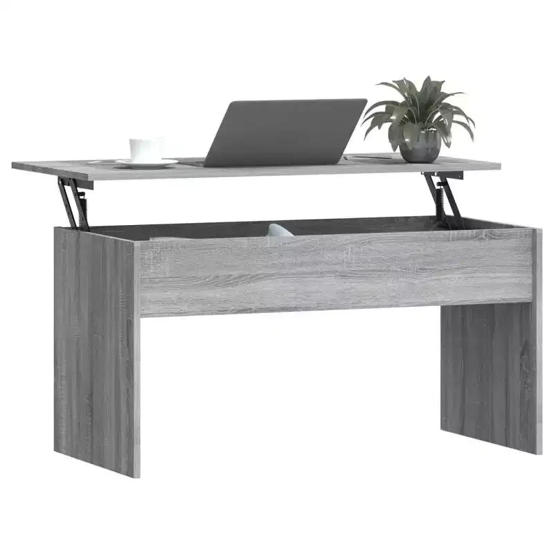 vidaXL Coffee Table White Engineered wood Medium-sized