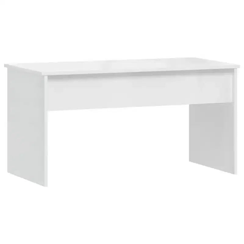 vidaXL Coffee Table White Engineered wood Medium-sized