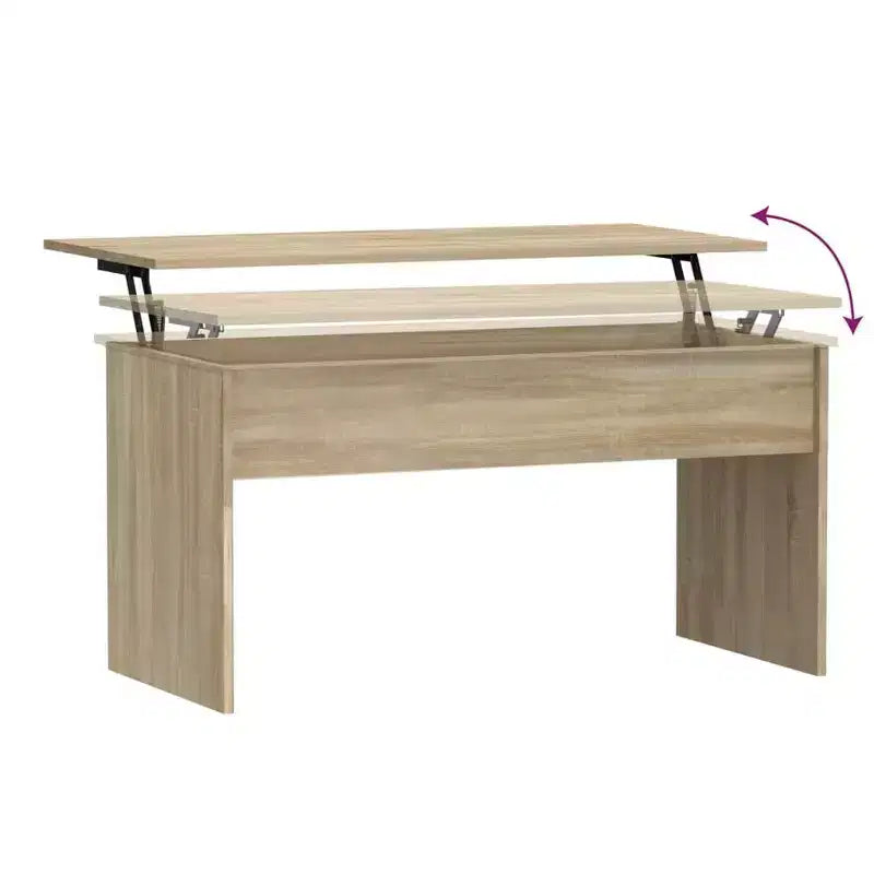 vidaXL Coffee Table White Engineered wood Medium-sized