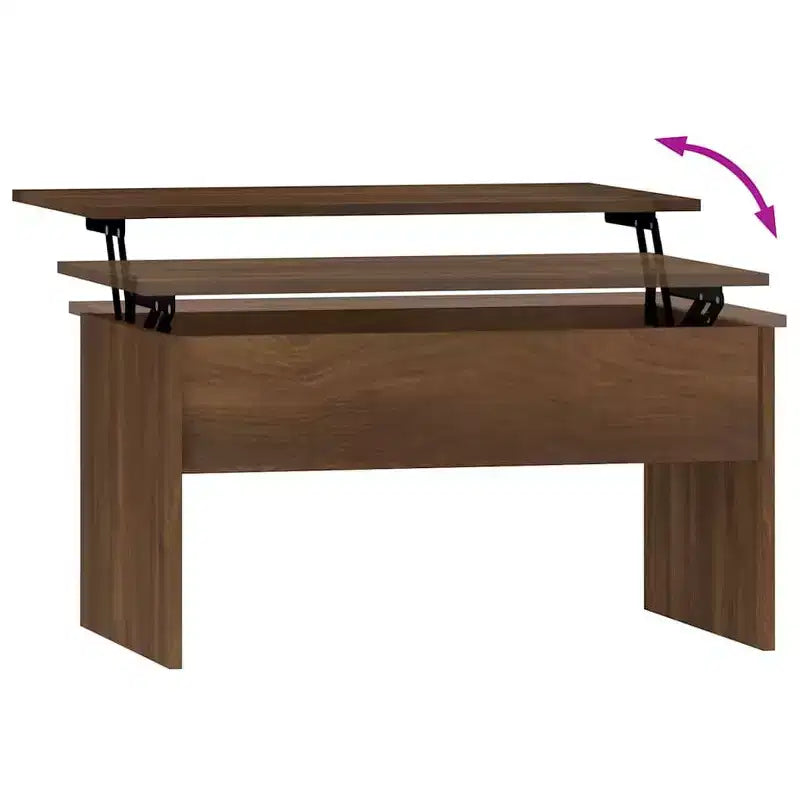 vidaXL Coffee Table White Engineered wood Medium-sized