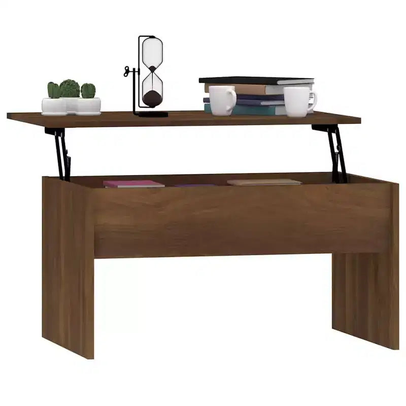 vidaXL Coffee Table White Engineered wood Medium-sized