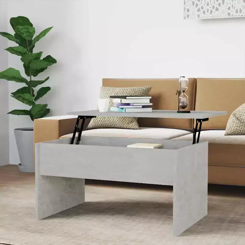 vidaXL Coffee Table White Engineered wood Medium-sized