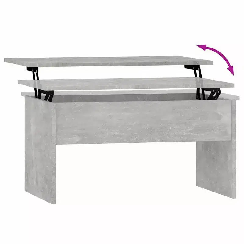 vidaXL Coffee Table White Engineered wood Medium-sized