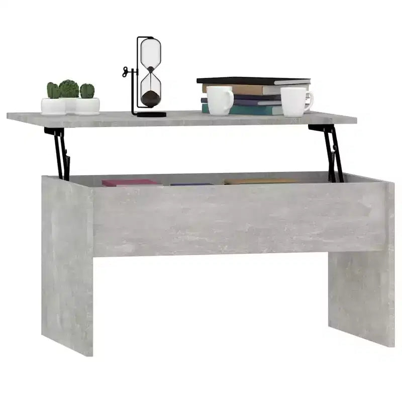 vidaXL Coffee Table White Engineered wood Medium-sized