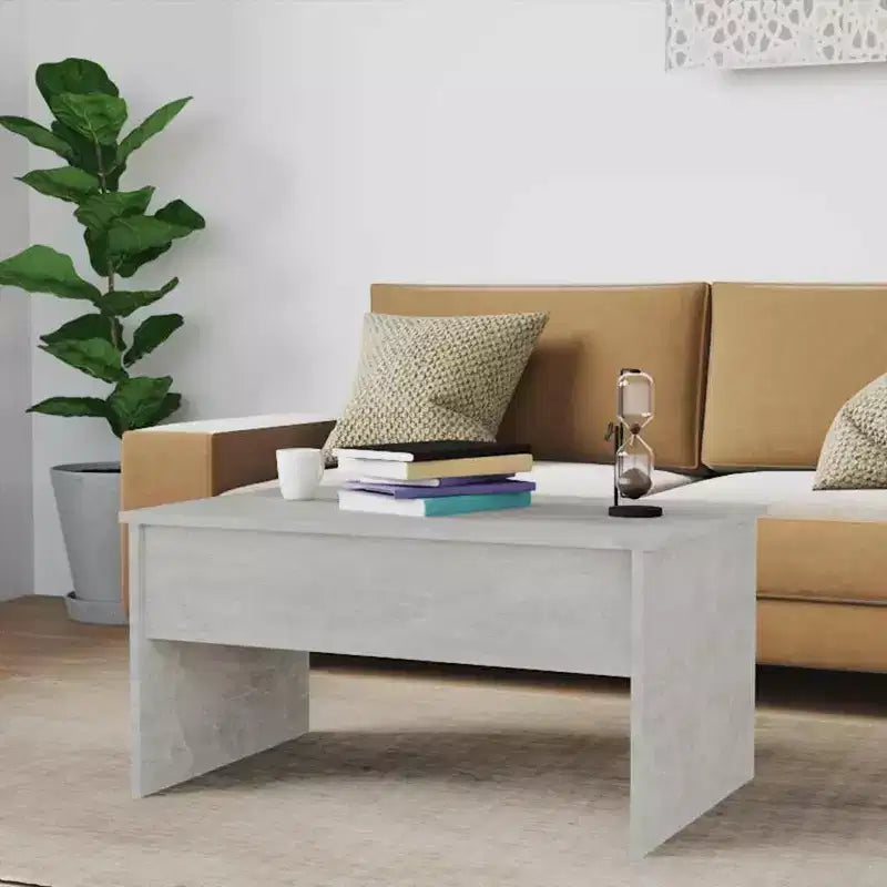 vidaXL Coffee Table White Engineered wood Medium-sized