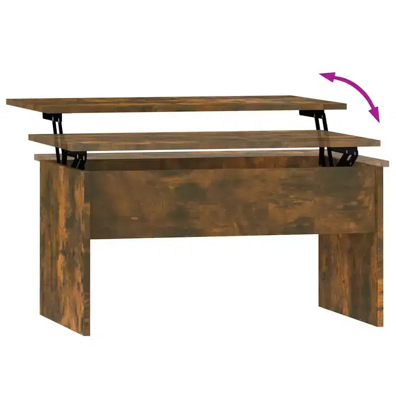 vidaXL Coffee Table White Engineered wood Medium-sized