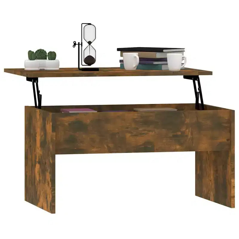 vidaXL Coffee Table White Engineered wood Medium-sized
