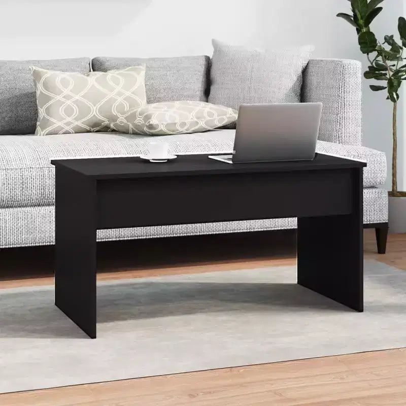 vidaXL Coffee Table White Engineered wood Medium-sized