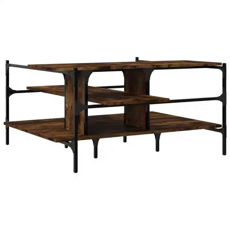 vidaXL Coffee Table Storage End Table Living Room Furniture Engineered Wood