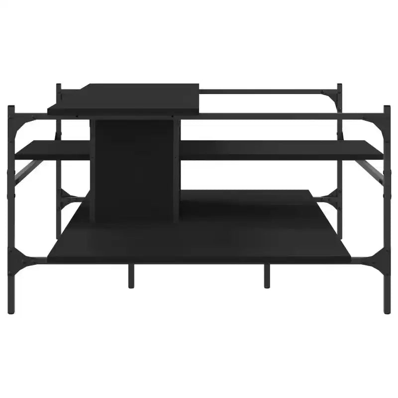 vidaXL Coffee Table Storage End Table Living Room Furniture Engineered Wood