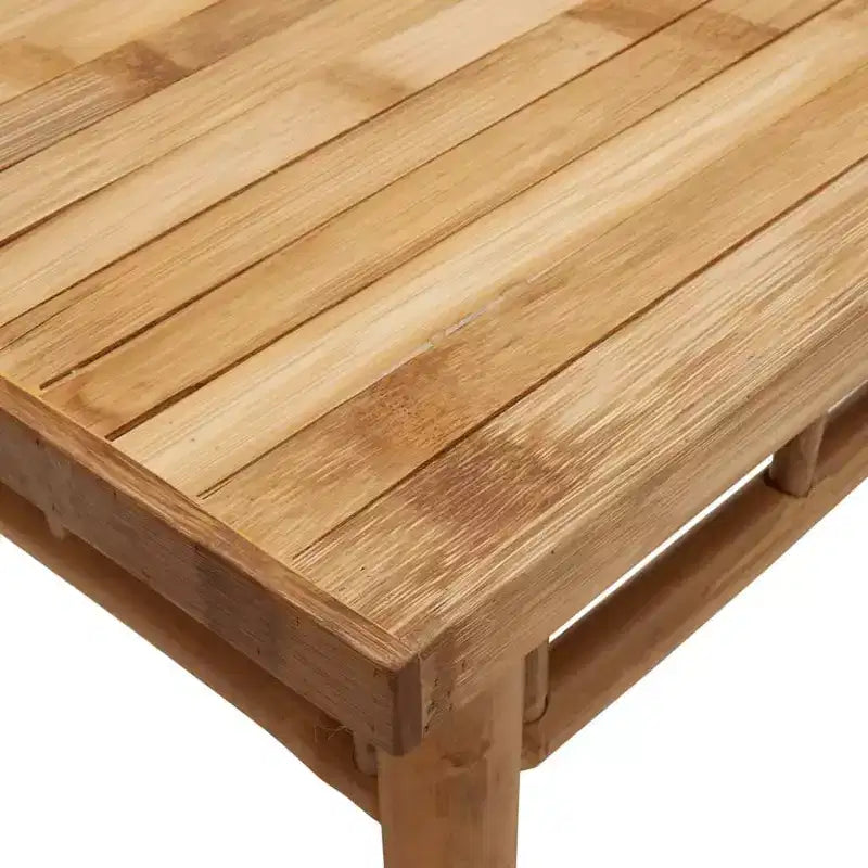 vidaXL Coffee Table Accent Living Room Bedroom Hallway Office Furniture Bamboo - 43.3 x 21.7 x 13.8