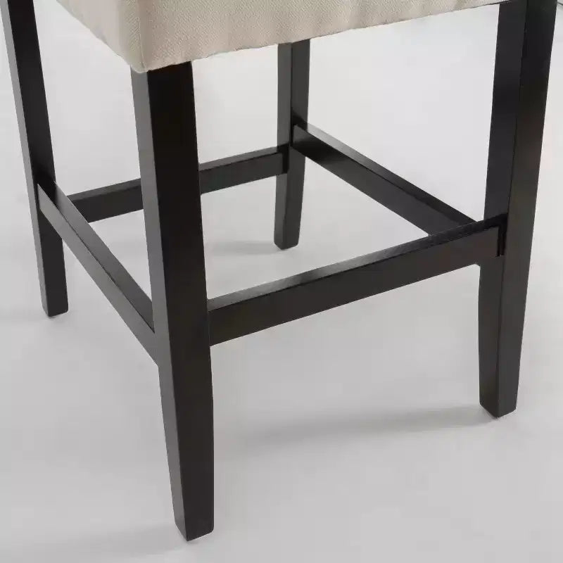 MAYEERTY Set of 2 Zuma KD Counter Stools, Detachable Design Bar Height, Kitchen Bar Seating
