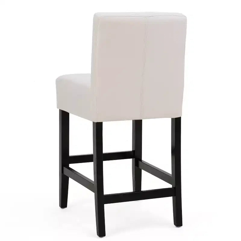 MAYEERTY Set of 2 Zuma KD Counter Stools, Detachable Design Bar Height, Kitchen Bar Seating