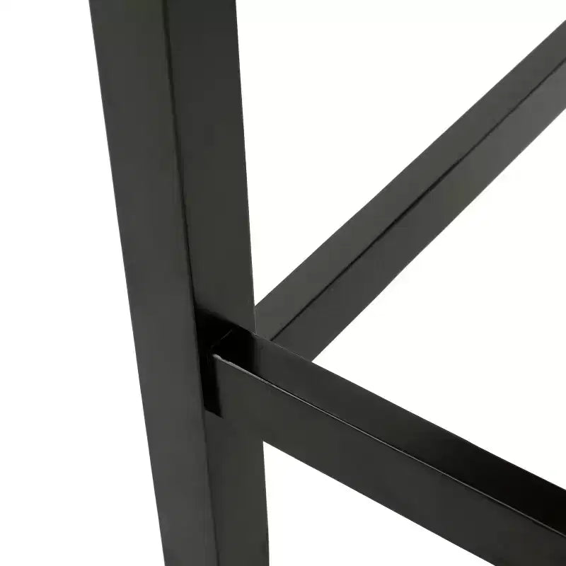 MAYEERTY Set of 2 Zuma KD Counter Stools, Detachable Design Bar Height, Kitchen Bar Seating