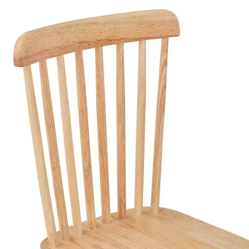 Set of 4 Farmhouse Solid Wood Dining Chairs with High Backrest, Vintage Side Chairs for Kitchen, Dining Room, or Living Room-Panipeachy